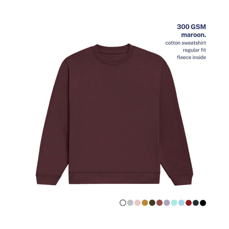 300 GSM Regular Sweatshirt