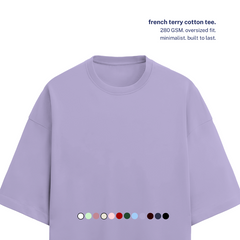 280 GSM Terry Oversized Cotton T-Shirt