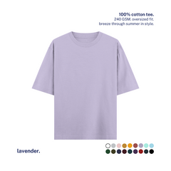 240 GSM Oversized Cotton T-Shirt