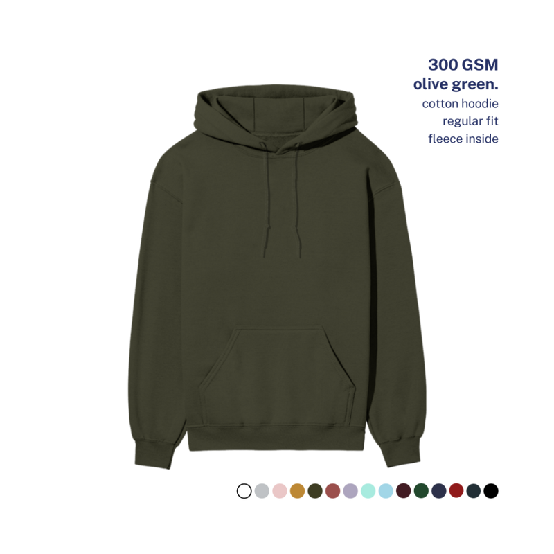 300 GSM Regular Hoodie
