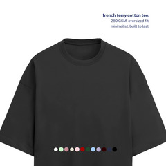280 GSM Terry Oversized Cotton T-Shirt