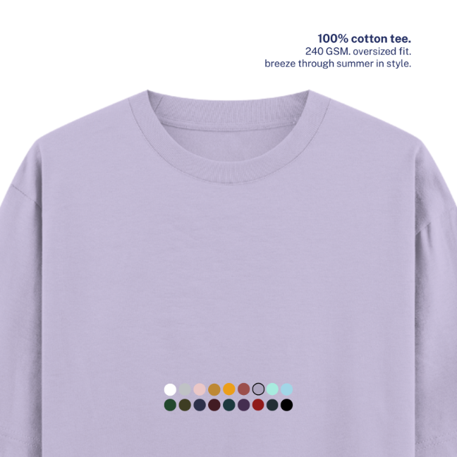 240 GSM Oversized Cotton T-Shirt