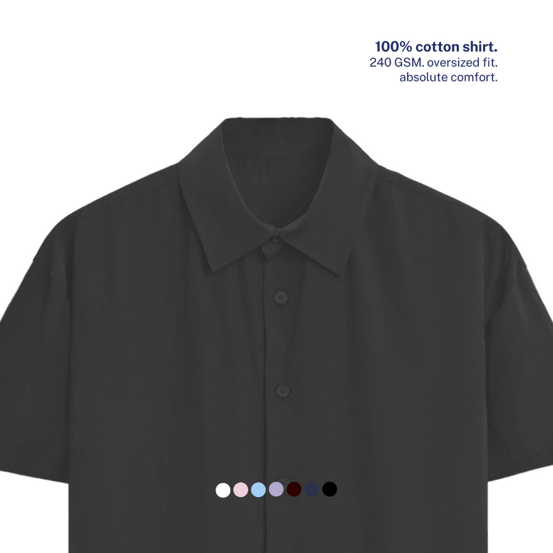 Oversized 100% Cotton Shirt