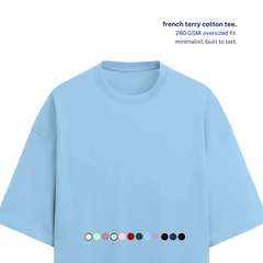 280 GSM Terry Oversized Cotton T-Shirt