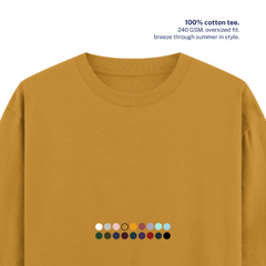 240 GSM Oversized Cotton T-Shirt