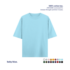240 GSM Oversized Cotton T-Shirt