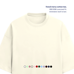 280 GSM Terry Oversized Cotton T-Shirt