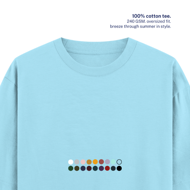 240 GSM Oversized Cotton T-Shirt