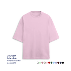 280 GSM Terry Oversized Cotton T-Shirt