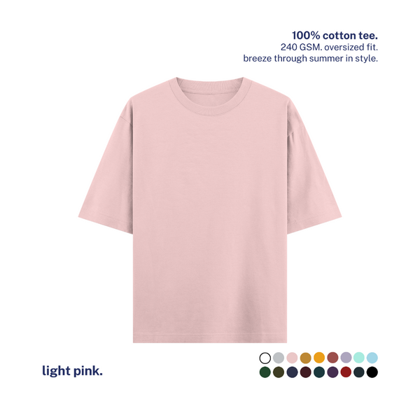 240 GSM Oversized Cotton T-Shirt
