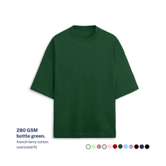 280 GSM Terry Oversized Cotton T-Shirt
