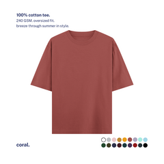 240 GSM Oversized Cotton T-Shirt