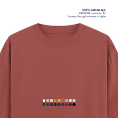 240 GSM Oversized Cotton T-Shirt