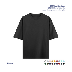 240 GSM Oversized Cotton T-Shirt