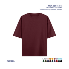 240 GSM Oversized Cotton T-Shirt