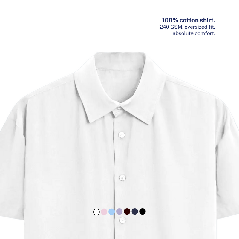 Oversized 100% Cotton Shirt