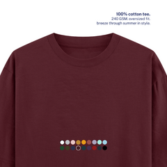 240 GSM Oversized Cotton T-Shirt