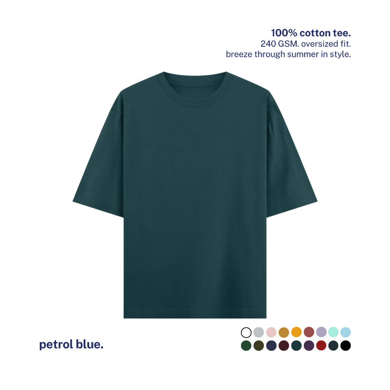 240 GSM Oversized Cotton T-Shirt