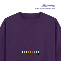 240 GSM Oversized Cotton T-Shirt
