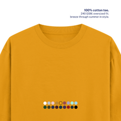 240 GSM Oversized Cotton T-Shirt