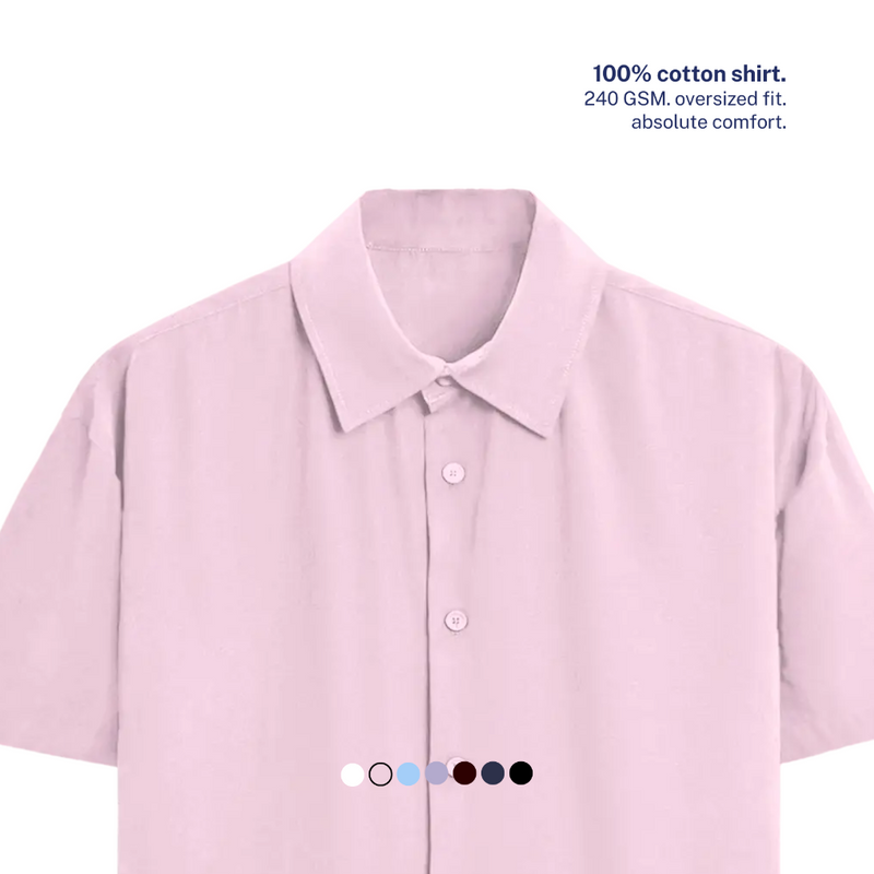 Oversized 100% Cotton Shirt