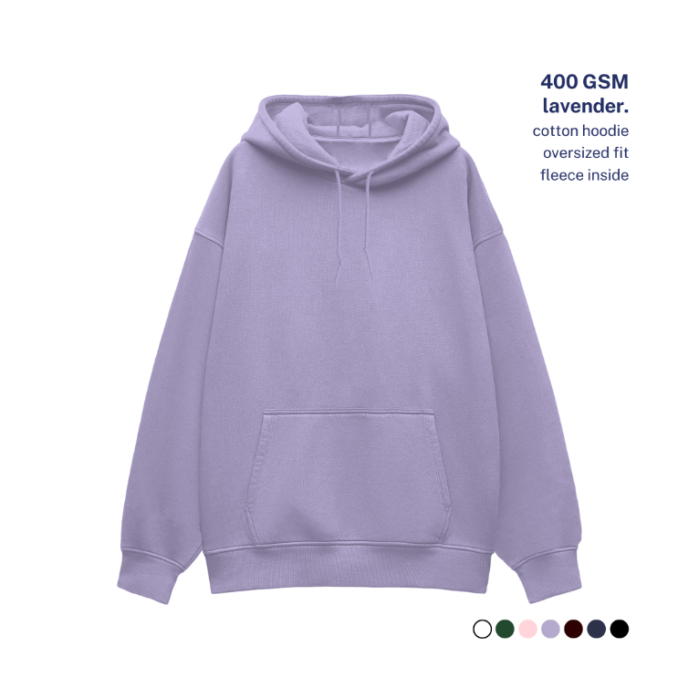 400 GSM Oversized Hoodie