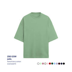 280 GSM Terry Oversized Cotton T-Shirt