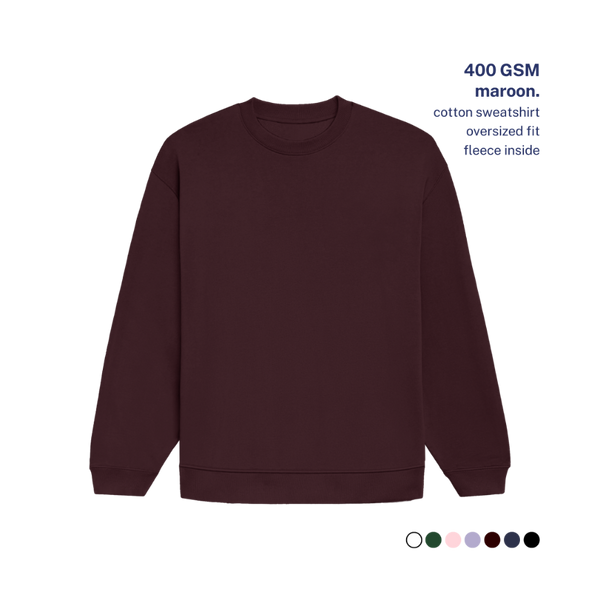 400 GSM Oversized Sweatshirt