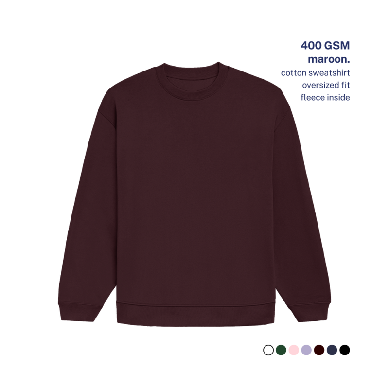 400 GSM Oversized Sweatshirt