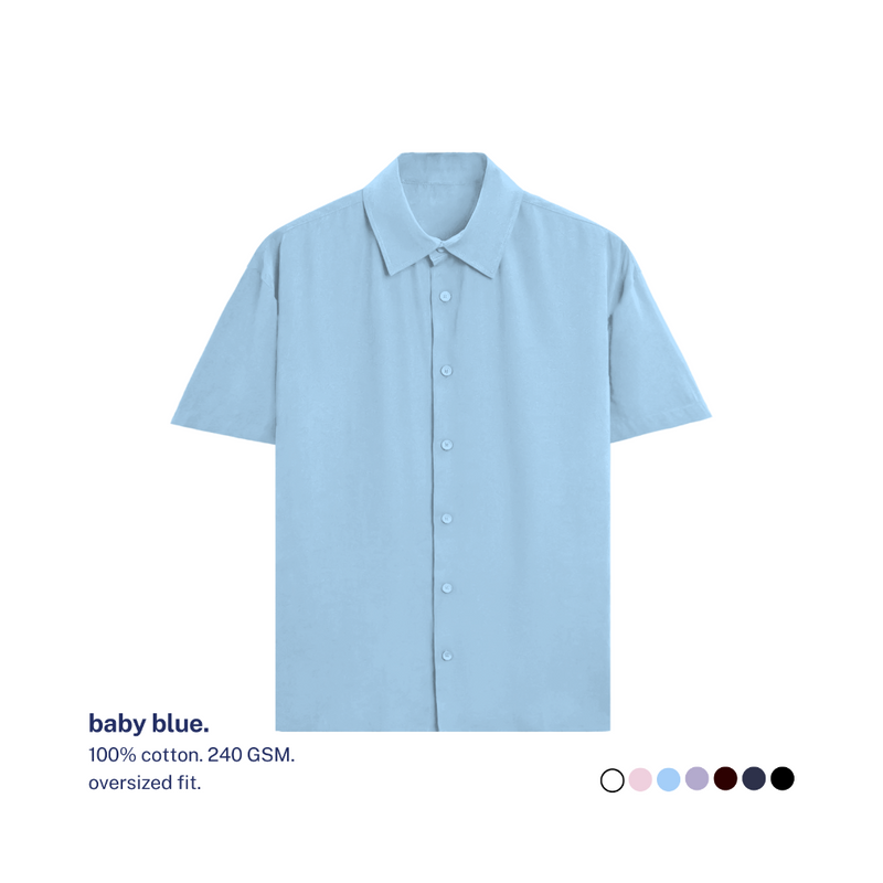 Oversized 100% Cotton Shirt