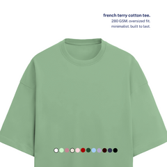 280 GSM Terry Oversized Cotton T-Shirt