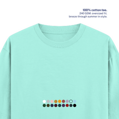 240 GSM Oversized Cotton T-Shirt