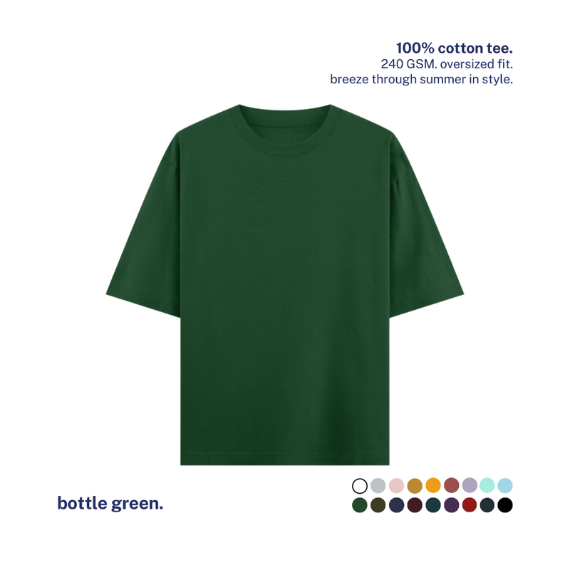 240 GSM Oversized Cotton T-Shirt