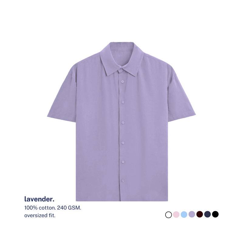 Oversized 100% Cotton Shirt