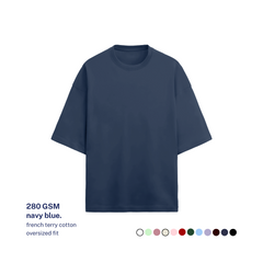 280 GSM Terry Oversized Cotton T-Shirt