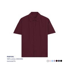 Oversized 100% Cotton Shirt